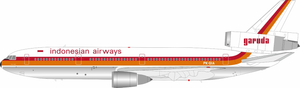 InFlight200 Garuda Indonesian Airways  McDonnell Douglas DC-10-30 Reg: PK-GIA IF103GA0626P 1:200 with stand