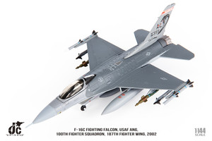 F-16C Fighting Falcon, USAF ANG, 100th Fighter Squadron, 2002, 88-0399 JCW-144-F16-006 Scale 1:144
