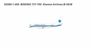 Panda Model Xiamen Airlines Boeing 737-700 Reg: B-5038 62566 Scale 1:400