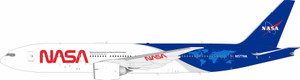 B-Models NASA Boeing 777-200 Reg: N577NA with stand B-772-577 1:200 with stand