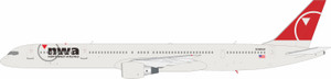 B-Models Northwest Airlines Boeing 757-300 Reg: N592NW with stand, LIMITED B-753-NW-592 1:200 with stand