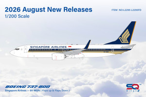 SQ Wings Singapore Airlines Boeing 737-800 Reg: 9V-MGN "Flaps Down" (Flaps Down) L2295FD 1:200