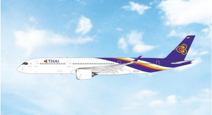 Phoenix Model Thai Airways Airbus A350-900 Reg: HS-THZ 12117 Scale 1:400