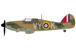 Hobby Master Hawker Hurricane Mk.I "Battle of Britain" flown by F/L Geoffrey "Sammy" Allard, No .85 Sqn., RAF, July-Aug. 1940 HA8615 Scale 1:48