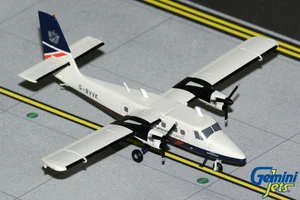 British Airways De Havilland Canada DHC-6 Twin Otter Reg: G-BVVK G2BAW1148 Scale 1:200