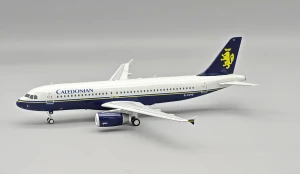 InFlight200 Caledonian Airways Airbus A320 Reg: G-BVYA with stand IF320KG0826 1:200 with stand