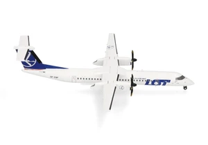 Herpa LOT Polish Airlines Bombardier Q400 Reg: SP-EQF HE573955 Scale 1:200