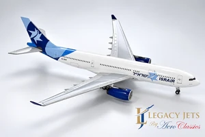 Legacy Jets Israir Airbus A330-200 Reg: 4X-BAK LJ11516-17 Scale 1:400