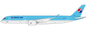 JC Wings Korean Air Airbus A350-900 Reg: HL8597 (Flaps Down) SA4091A 1:400 With Antenna