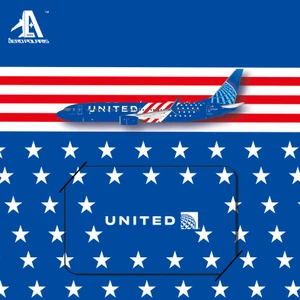 United Airlines Boeing 737-800 America 250 N78285 HA7380063 Scale 1:400