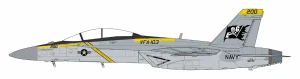 JC Wings F/A-18F Super Hornet U.S. NAVY VFA-103 Jolly Rogers, 2023 (includes stand) JCW-72-F18-030 Scale 1:72
