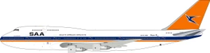 Inflight200 South African Airways Boeing 747-300 ZS-SAT IF743SA0119 1:200