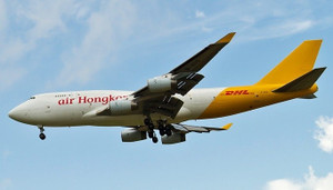Phoenix Model AIR HONG KONG B747-400(BCF) (DHL TAIL) B-HUR PH4AHK2069 1:400