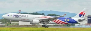 Phoenix Model MALAYSIA AIRLINES A330-300 (ONE WORLD LIVERY) 9M-MTE PH4MAS2088 1:400