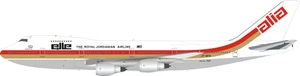 Inflight200 Alia - Royal Jordanian Airline Boeing 747-200 JY-AFA IF742RJ1218P 1:200