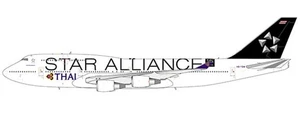 JC Wings Thai Airways B747-400 HS-TGW "Star Alliance livery" (Flap Down) JC4THA898A 1:400