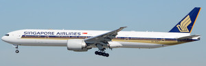 JC Wings Singapore Airlines Boeing 777-300ER Flaps Down 9V-SWY EW277W009A 1:200