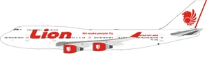 Inflight200 Lion Airlines Boeing 747-412 PK-LHG IF744JT0422 1:200