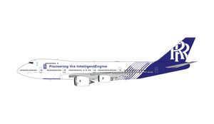 Phoenix Model Rolls-Royce B747-200 N787RR "New Livery" PH4RR2224 1:400