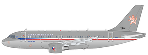 JC Wings Czech Republic Air Force A319CJ 2801 LH2GOV251 1:200