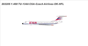 Panda Models CSA - Czech Airlines TU-134A OK-HFL 202205 1:400