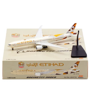 Aviation400 Etihad Airways Boeing 777-3FX/ER A6-ETH AV4116 1:400