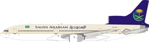 Inflight200 Saudi Arabian Airlines HZ-AHO Lockheed L-1011 TriStar 200 with stand IF1011SA1022 1:200