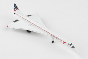 Herpa BRITISH CONCORDE 1/500 NOSE DOWN LANDOR LIVERY
