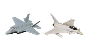 CORGI 2 PLANE F-35/TYPHOON DEFENCE OF THE REALM COLLECTION