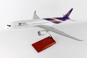 Skymarks Supreme SKYMARKS THAI A350-900 1/100 W/WOOD STAND & GEAR (**)