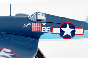 Postage Stamp F4U CORSAIR 1/100 PAPPY BOYINGTON #86 VMF-214