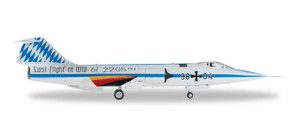 HERPA LUFTWAFFE F-104G 1/72 WTD61 LAST FLIGHT HERPA LUFTWAFFE F-104G 1/72 WTD61 LAST FLIGHT