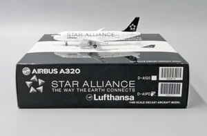 JC Wings Lufthansa A320 D-AIPD "Star Alliance" JC4DLH077 1:400