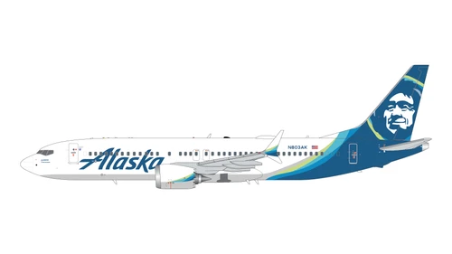 Gemini200 Alaska Airlines Boeing 737 MAX 8 N803AK G2ASA1488 1:200