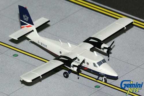 British Airways De Havilland Canada DHC-6 Twin Otter Reg: G-BVVK G2BAW1148 Scale 1:200
