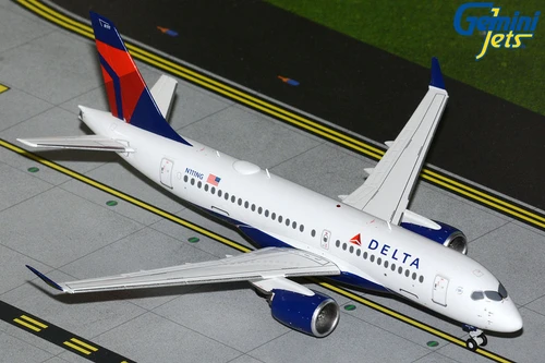 Delta Air Lines Airbus A220-100 Reg: N111NG G2DAL1420 Scale 1:200