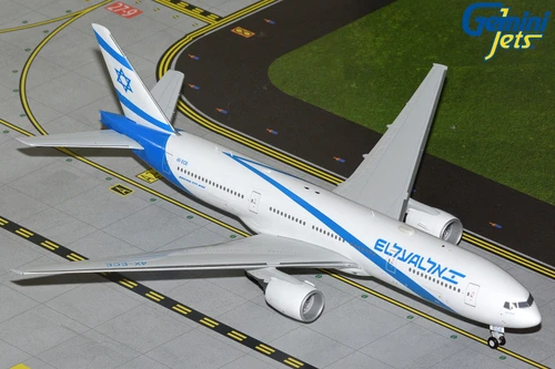 Gemini200 El Al Israel Airlines Boeing 777-200ER Reg: 4X-ECE G2ELY1529 Scale 1:200