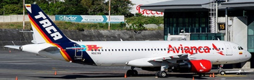 JC Wings Avianca A320 N567AV "TACA Retro" LH2AVA431 1:200