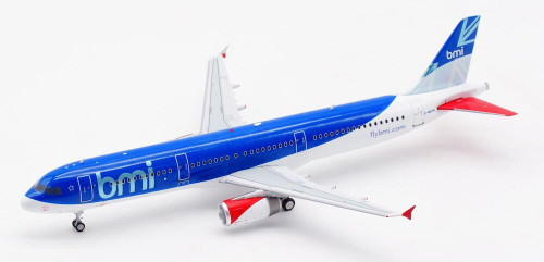 InFlight200 BMI A321 with stand G-MEDM 1:200