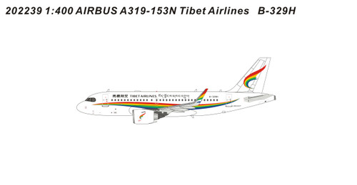 Panda Models Tibet Airlines A319-153N B-329H 202239 1:400