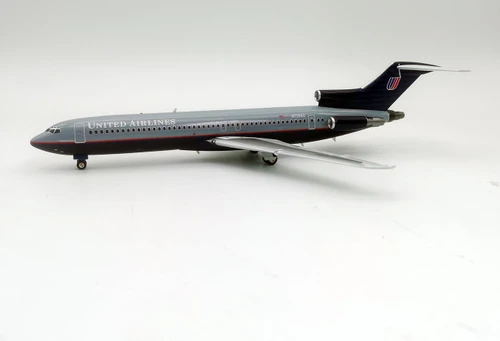 Inflight200 United Airlines Boeing 727-222/Adv N7260U BATTLESHIP scheme with stand IF722UA0123 1:200