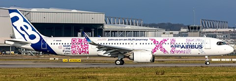 JC Wings Airbus Industrie A321neo F-WWAB ''XLR Title" LH2AIR438 1:200