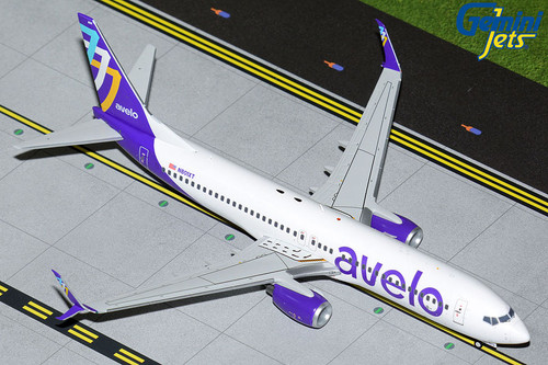 Gemini200 Avelo Airlines B737-800S N801XT G2VXP1097 1:200