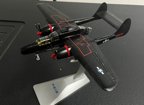 Air Force 1 P-61A Black Widow Die Cast Model Midnight Belle "6th Night Fighter Squadron" AF1-0090GW 1:72