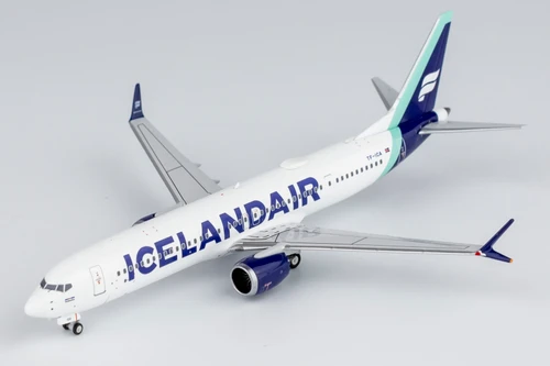 NG Models Icelandair 737 MAX 9 TF-ICA "Boreal Blue" tail named "Hvitserkur" 89005 1:400