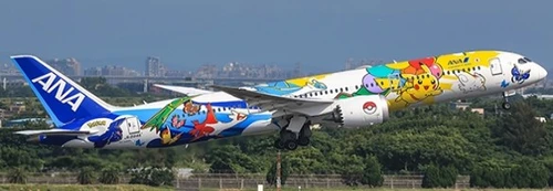 JC Wings ANA B787-9 JA894A "Pikachu Jet" SA2ANA049 1:200