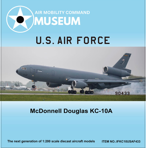  USA - Air Force McDonnell Douglas KC-10A Extender 90433 with stand IFKC10USAF433  1:200