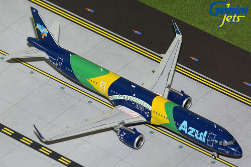 Gemini200 Azul Linhas Aereas A321neo Brazilian flag livery PR-YJE G2AZU1085 1:200