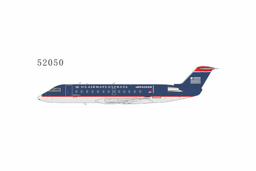 NG Models US Airways Express (Mesa Airlines) CRJ-200LR grey nose N406AW 52050 1:200