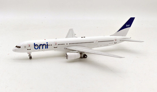 InFlight200 BMI British Midland Boeing 757-28A G-STRY with stand IF752BM1223 1:200